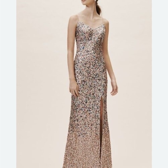 Adrianna Papell Sequin Evening Gown. New. - Picture 1 of 8